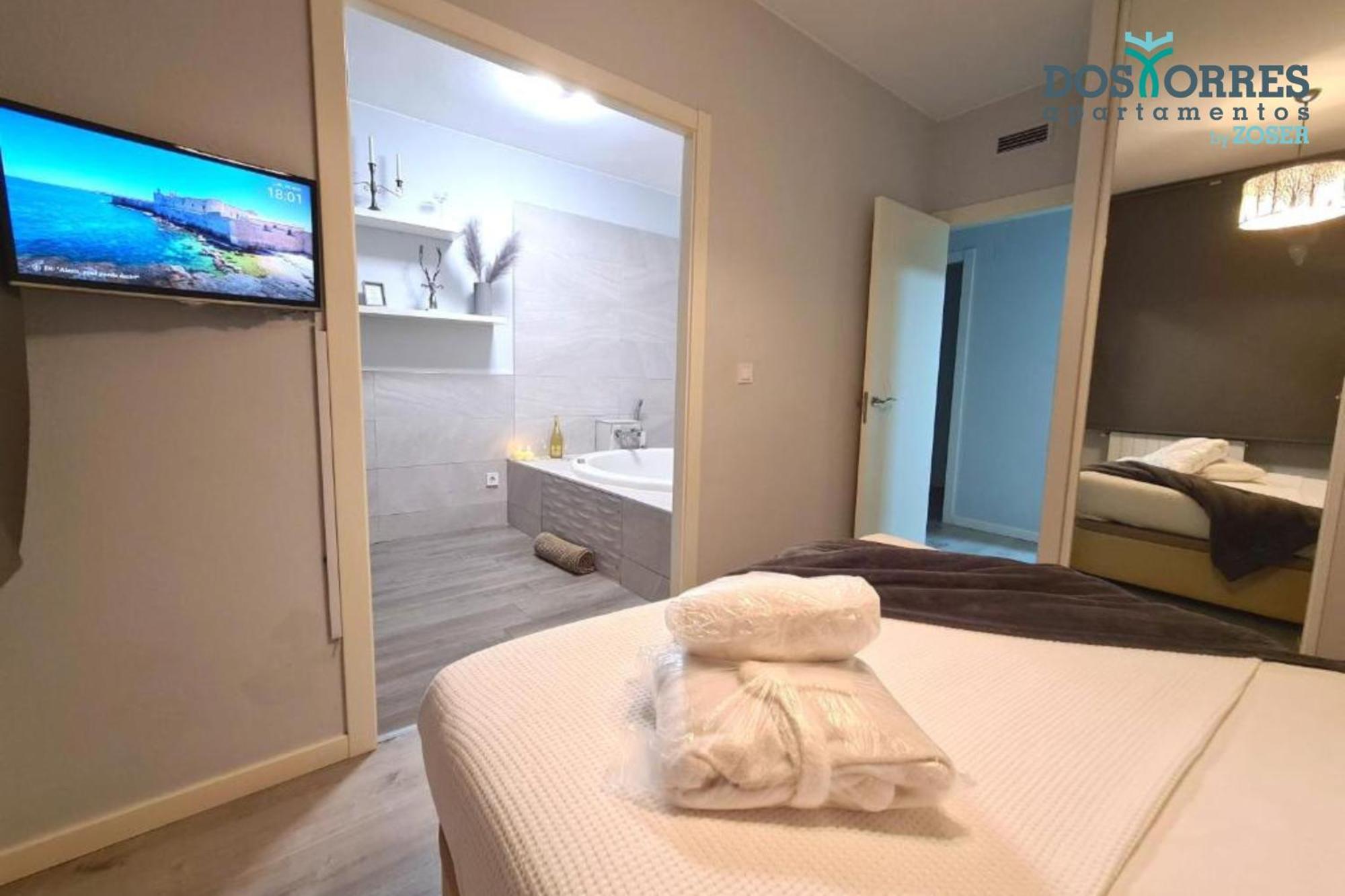 Apartamentos Dos Torres Bárbol - Oasis céntrico con jacuzzi en la habitación y garaje privado Zaragoza Exterior foto